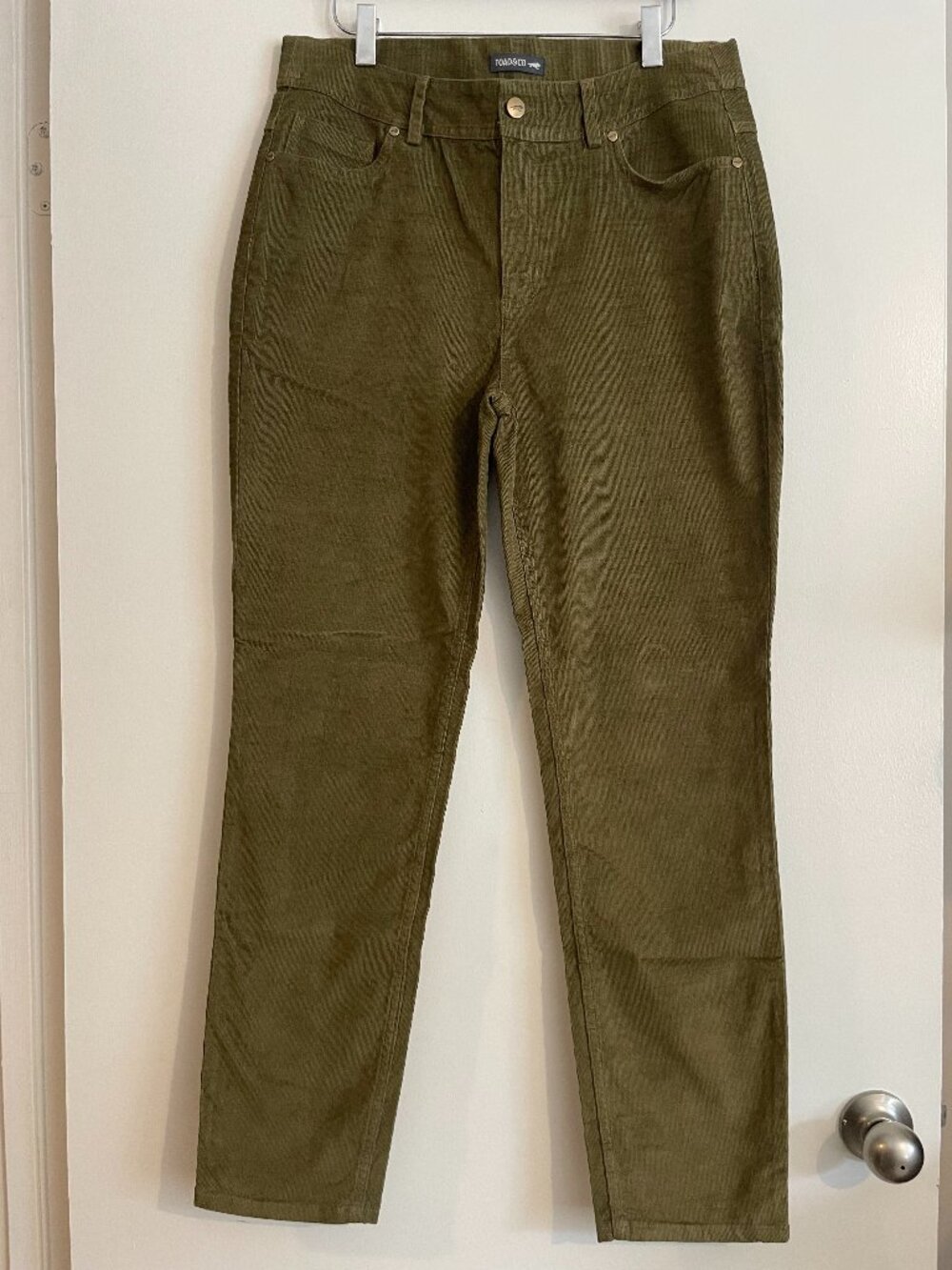Toad & Co Karuna Cord skinny corduroy pants size 10 NWT
